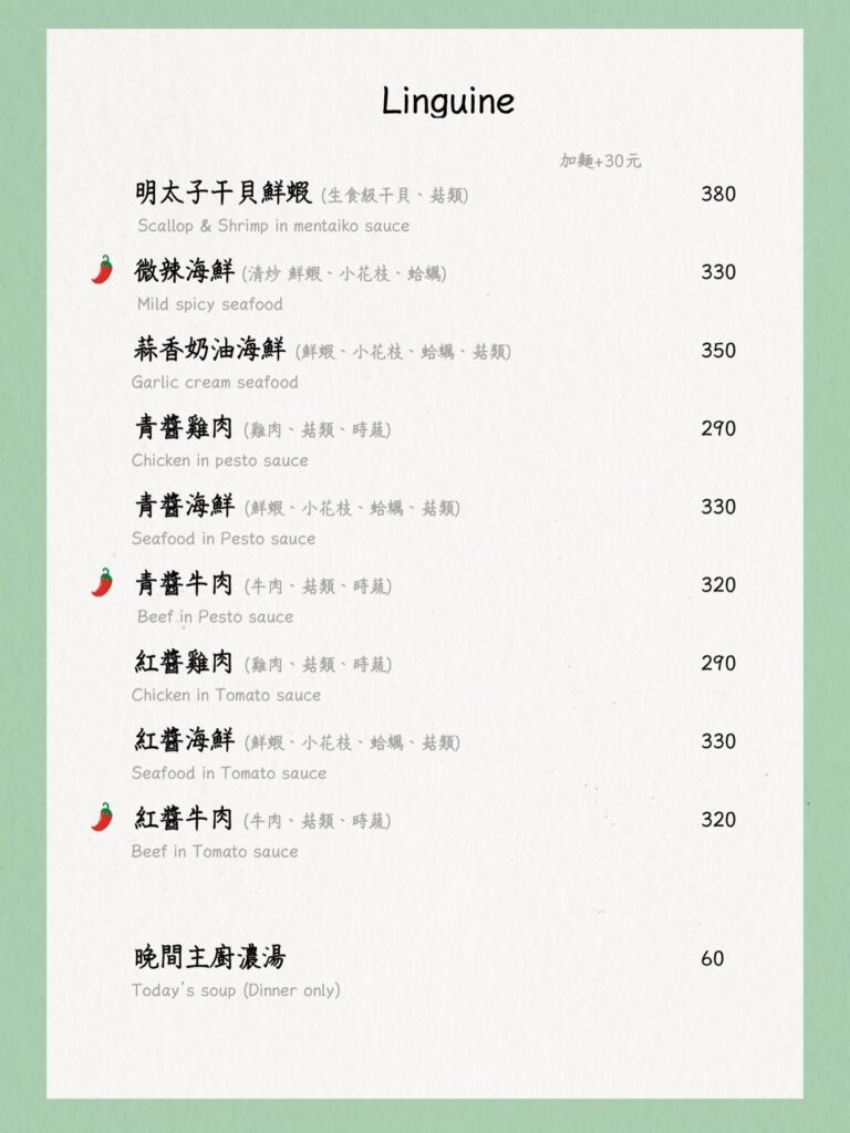 Labu Cafe 義大利扁麵
